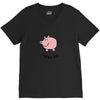 happy pig V-Neck Tee