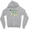 drink pee Zipper Hoodie