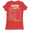 June Girl Facts Gemini Ladies Fitted T-Shirt