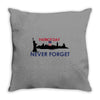Patriot Day Never Forget Throw Pillow