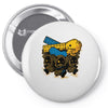 plastic debris Pin-back button