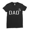 dad of 5 Ladies Fitted T-Shirt
