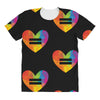 Lgbt Heart All Over Women's T-shirt