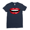 lips red Ladies Fitted T-Shirt