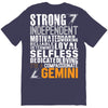 Strong Independent Motivated Gemini T-Shirt