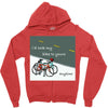 i&rsquo;d lock my bike to yours anytime Zipper Hoodie