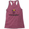 Not My President Racerback Tank