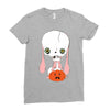 skull bunny Ladies Fitted T-Shirt