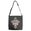 legends are born in 1985 hoodie 0 Adjustable Strap Totes
