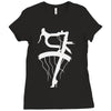 bicycle racing bike rider tour de france Ladies Fitted T-Shirt
