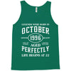 legends were born in october genuıne 1996 qualıty one kind of aged l Tank Top