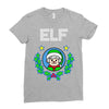 elf christmas Ladies Fitted T-Shirt