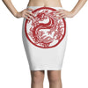 chinese new year dragon Pencil Skirts
