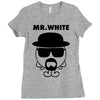 mr. white Ladies Fitted T-Shirt