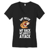 my neck my back my anxiety attack opossum guys tee Women's V-Neck T-Shirt