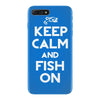 keep calm and fish on iPhone 7 Plus Case