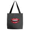 lips red Tote Bags