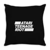 atari teenage riot Throw Pillow