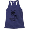 no drama llama Racerback Tank