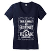 awesome vegan looks like Women's V-Neck T-Shirt