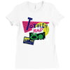 totally rad Ladies Fitted T-Shirt