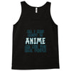 care about anime and two real people girls Tank Top