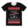 merry christmas ugly christmas sweater All Over Women's T-shirt