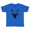 poly deer black Toddler T-shirt