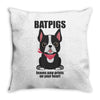 batpigs! Throw Pillow