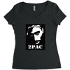 2pac (1) Women's Triblend Scoop T-shirt