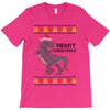 ugly dinosaur merry christmas T-Shirt