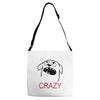 crazy (2) Adjustable Strap Totes