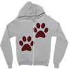 feet Zipper Hoodie