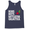 bears beets battlestar galactica Tank Top