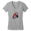 lycanroc (midnight) Women's V-Neck T-Shirt