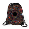 The Black Hole Drawstring Bags