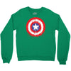 captain america dying bleeding logo Crewneck Sweatshirt