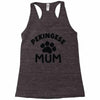 pekingese mum Racerback Tank
