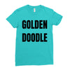 golden doodle Ladies Fitted T-Shirt