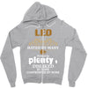 leo hated by many wanted by plenty disliked by some confronted by none Zipper Hoodie