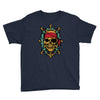 pirate bones skull Youth Tee