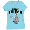 rule of thumb Ladies Fitted T-Shirt