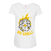 no chill Maternity Scoop Neck T-shirt