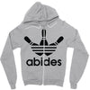 the dude abides Zipper Hoodie