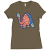 turtle turtleneck Ladies Fitted T-Shirt