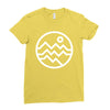 mountain bold (for dark) Ladies Fitted T-Shirt