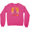 training to beat saiyan or at least warrior anime gym workout lifting Crewneck Sweatshirt