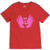 i wear pink for my mom V-Neck Tee