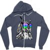 cool owl Zipper Hoodie