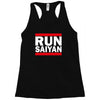 run saiyan Racerback Tank